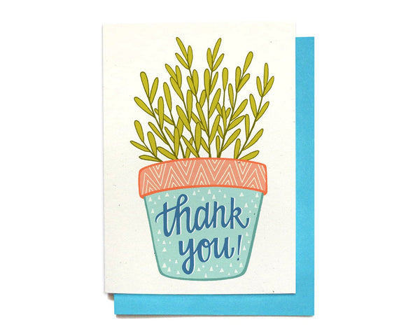 Houseplant Thank You Card for Plant Lovers – Hennel Paper Co.